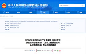 剛剛，住建部：新舊資質(zhì)過渡期延長至2024年10月31日！
